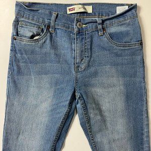 Levi’s 511 Slim Blue Jeans Size 14 Reg 27" X 27"  Youth Boys Stretch